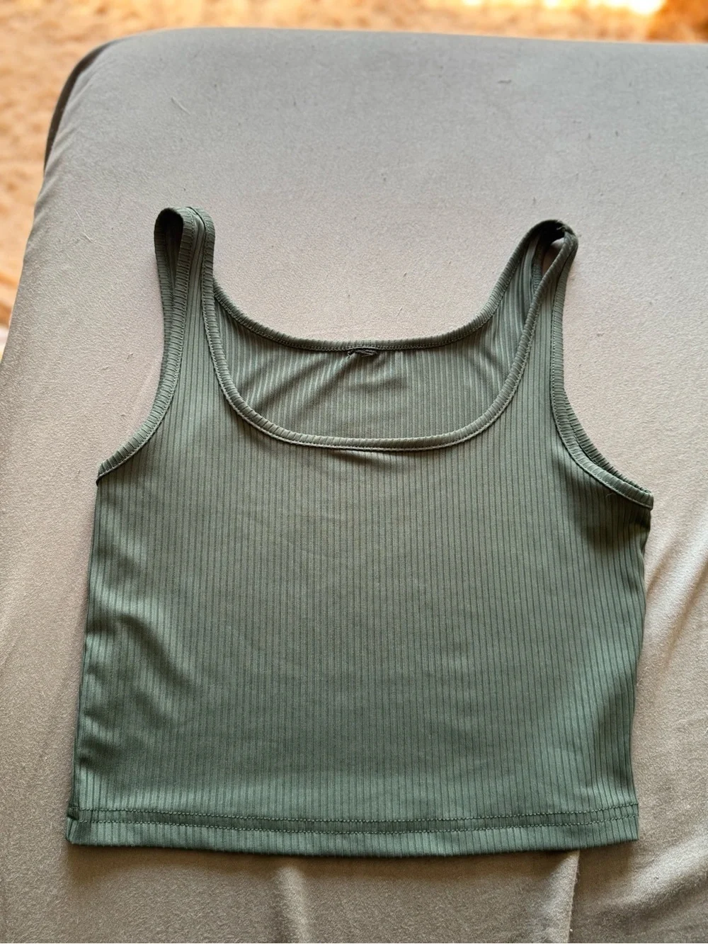 Women’s Ribbed Tank Crop Tops - Picture 2 of 6